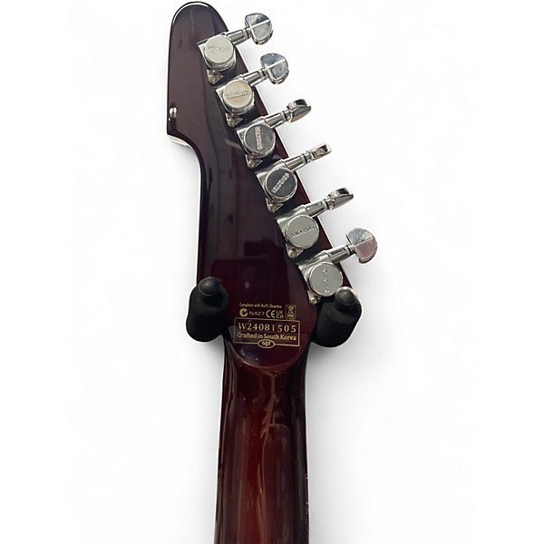 Used Schecter Guitar Research E-1 CUSTOM SPECIAL Vintage Sunburst Solid Body Electric Guitar
