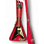 Used Epiphone Korina Flying V Black Electric Bass Guitar thumbnail