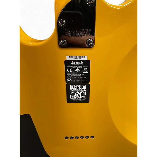 Used Jamstik JSMG172100 Yellow Solid Body Electric Guitar