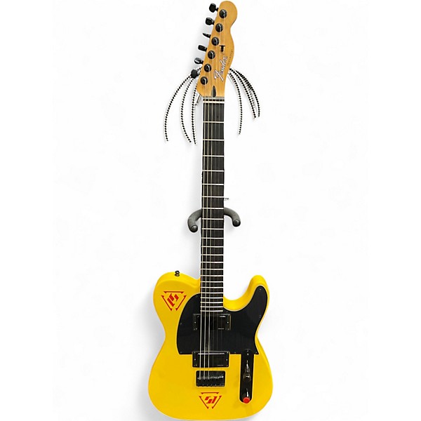 Used Fender Player Telecaster HH Yellow Solid Body Electric Guitar