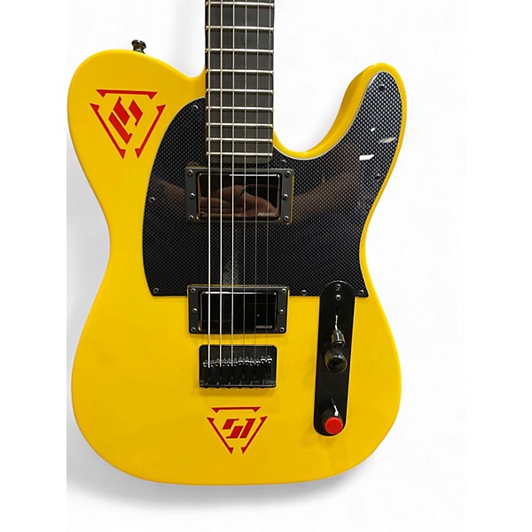 Used Fender Player Telecaster HH Yellow Solid Body Electric Guitar