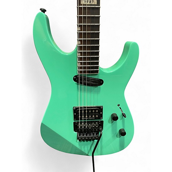 Used Ltd By Esp MIRAGE DELUXE Turquoise Solid Body Electric Guitar