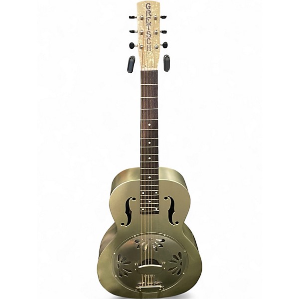 Used Gretsch Guitars G9201 Honeydipper Metal Round Neck Natural Resonator Guitar