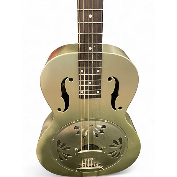 Used Gretsch Guitars G9201 Honeydipper Metal Round Neck Natural Resonator Guitar