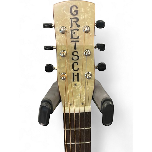 Used Gretsch Guitars G9201 Honeydipper Metal Round Neck Natural Resonator Guitar