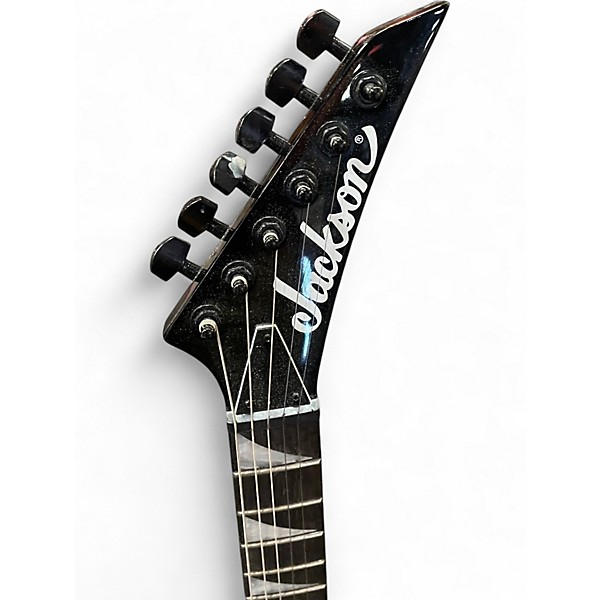 Used Jackson MINI Black and Silver Solid Body Electric Guitar