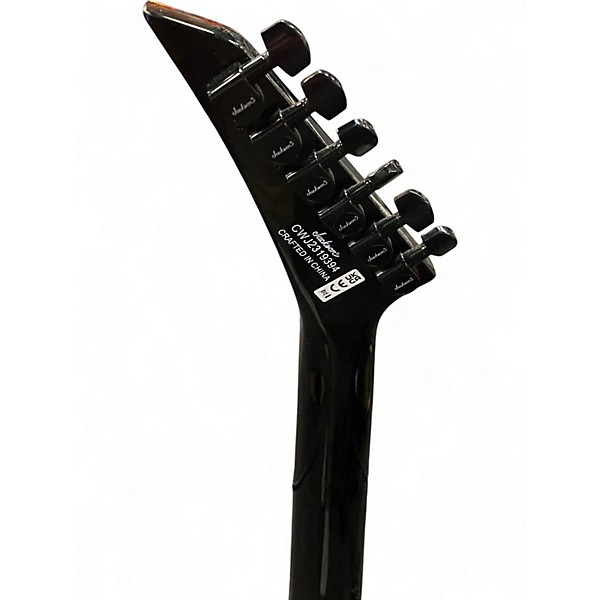 Used Jackson MINI Black and Silver Solid Body Electric Guitar