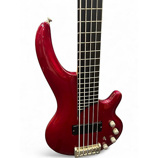 Used Cort Curbow Red Electric Bass Guitar