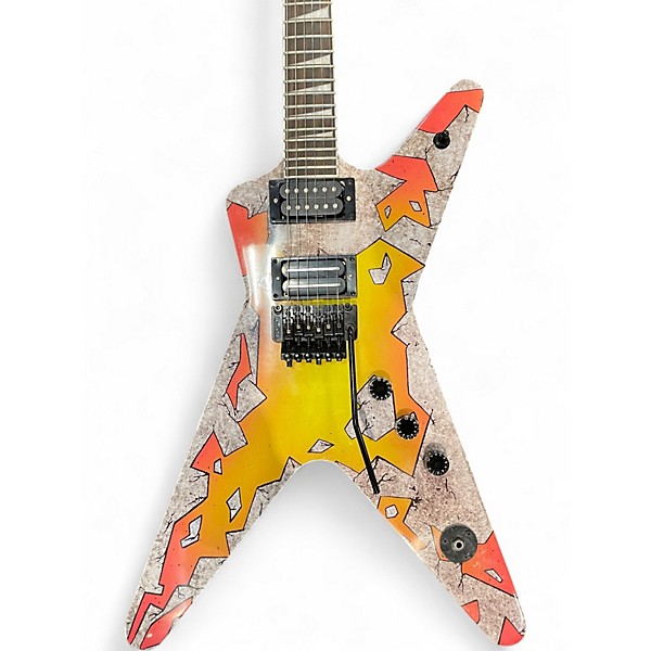 Used Dean Primal Concrete Sledge Gray Solid Body Electric Guitar