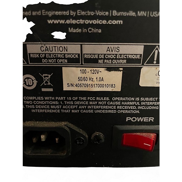 Used Electro-Voice ZXA1-Sub 12" Powered Subwoofer