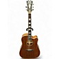 Used D'Angelico Premiere Riverside Cutaway Dreadnought Mahogany Acoustic Electric Guitar thumbnail