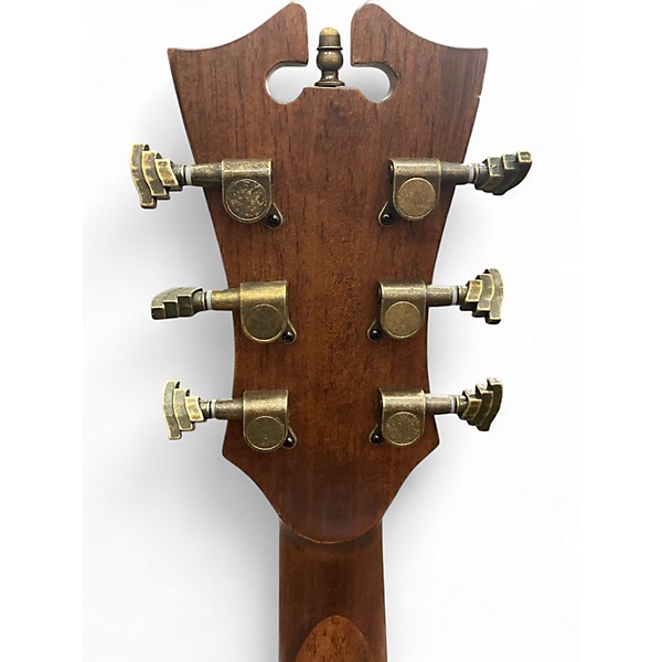 Used D'Angelico Premiere Riverside Cutaway Dreadnought Mahogany Acoustic Electric Guitar