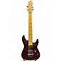 Used Schecter Guitar Research Diamond Series PT Satin Red Solid Body Electric Guitar thumbnail