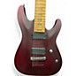Used Schecter Guitar Research Diamond Series PT Satin Red Solid Body Electric Guitar