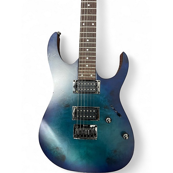 Used Ibanez RG421PB Blue Burst Solid Body Electric Guitar