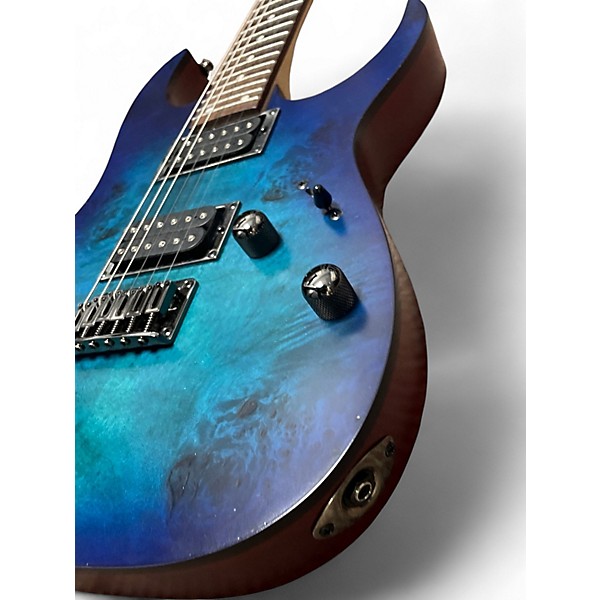 Used Ibanez RG421PB Blue Burst Solid Body Electric Guitar