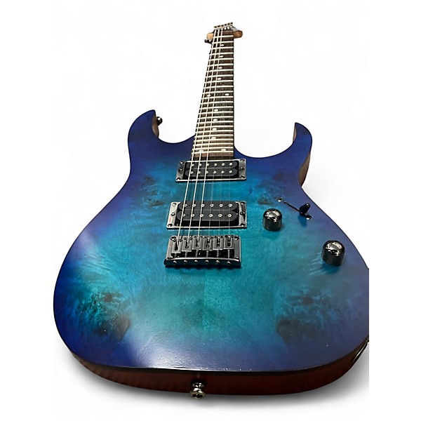 Used Ibanez RG421PB Blue Burst Solid Body Electric Guitar