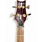 Used Schecter Guitar Research Stiletto Elite 4 String Trans Red Electric Bass Guitar