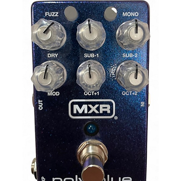 Used MXR poly blue octave Effect Pedal