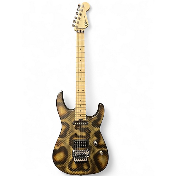 Used Charvel Warren DeMartini Snakeskin Solid Body Electric Guitar