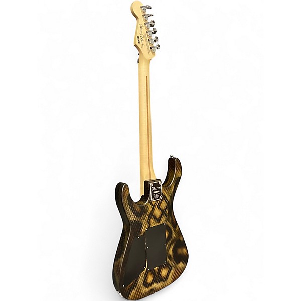 Used Charvel Warren DeMartini Snakeskin Solid Body Electric Guitar