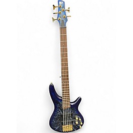 Used Ibanez SR305EDX Blue Electric Bass Guitar