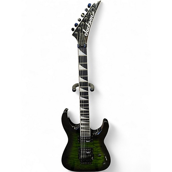 Used Jackson JS22R Dinky Green Solid Body Electric Guitar