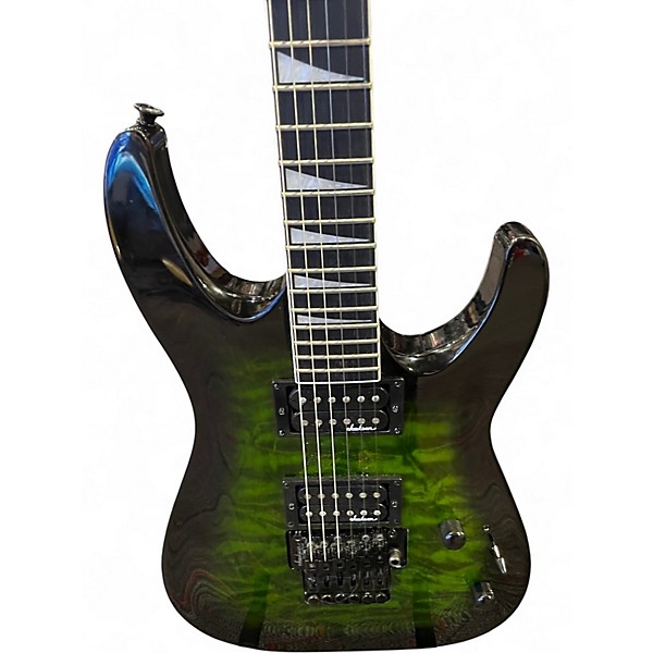 Used Jackson JS22R Dinky Green Solid Body Electric Guitar