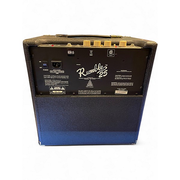 Used Fender Rumble 25 25W 1x8 Bass Combo Amp