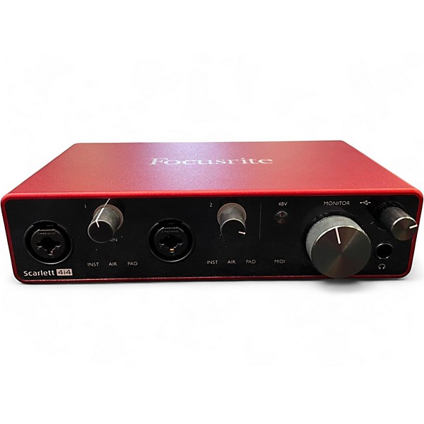Used 2022 Focusrite Scarlett 4i4 Gen 3 Audio Interface