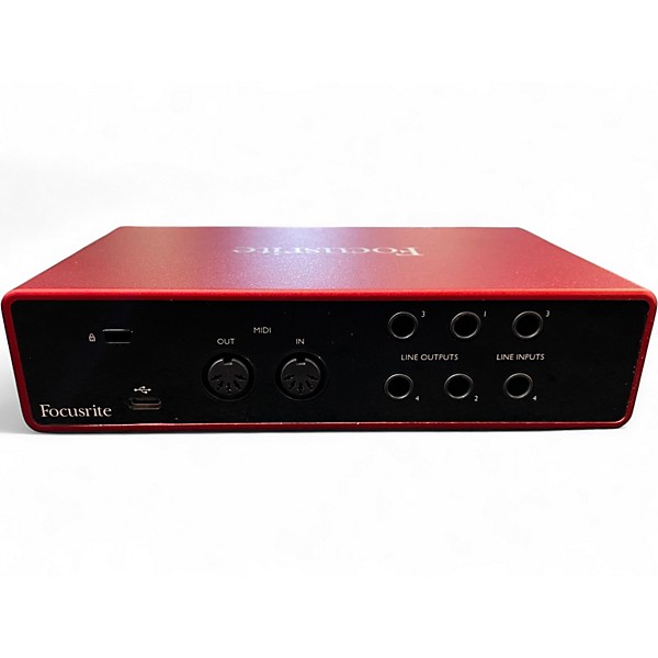 Used 2022 Focusrite Scarlett 4i4 Gen 3 Audio Interface