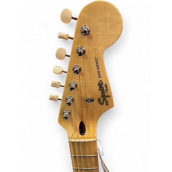 Used Squier Classic Vibe Duo Sonic Desert Sand Solid Body Electric Guitar