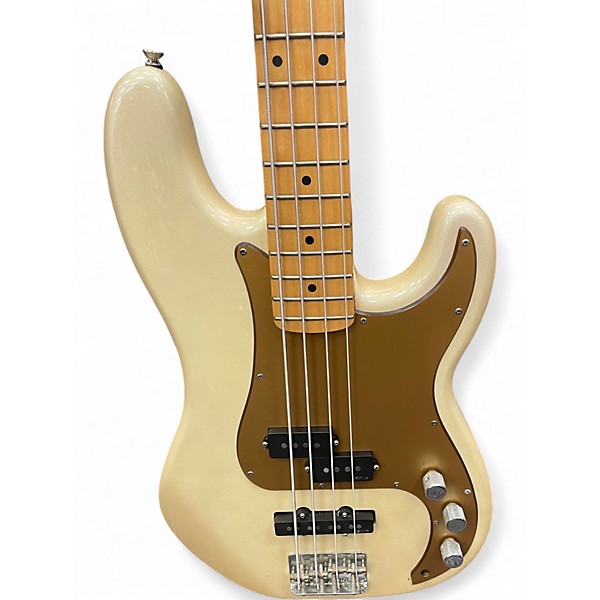 Used Fender Deluxe Active Precision Bass Special Blizzard Pearl Electric Bass Guitar