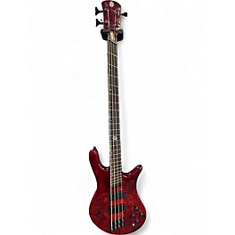 Used Spector NS Dimension 4 Inferno Red Red Electric Bass Guitar