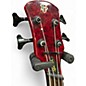 Used Spector NS Dimension 4 Inferno Red Red Electric Bass Guitar