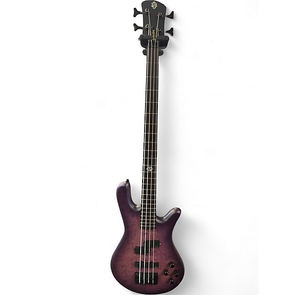 Used Spector Pulse II Violet Matte w/ Darkglass Preamp Trans Purple Electric Bass Guitar