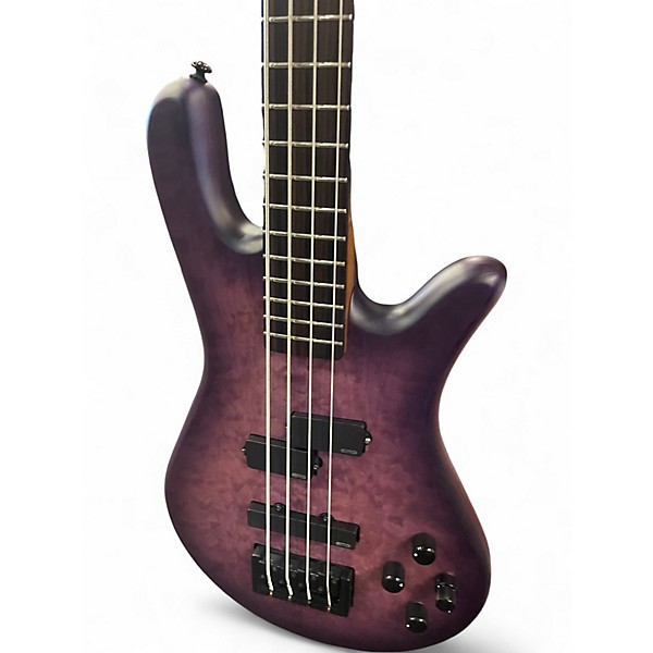 Used Spector Pulse II Violet Matte w/ Darkglass Preamp Trans Purple Electric Bass Guitar