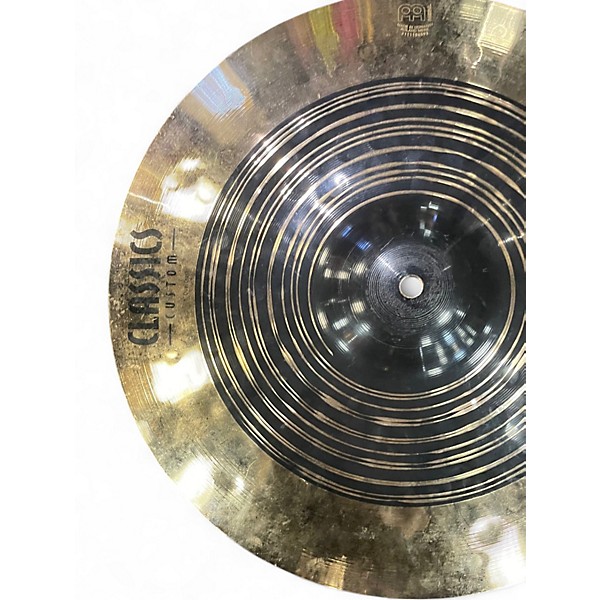 Used MEINL 16in classic custom dual crash Cymbal