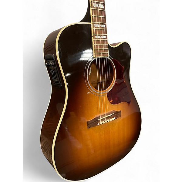 Used Gibson Hummingbird Pro Tobacco Sunburst Acoustic Electric Guitar