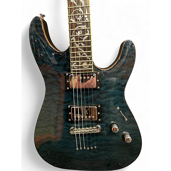 Used Schecter Guitar Research C1 Classic Baltic Blue Solid Body Electric Guitar