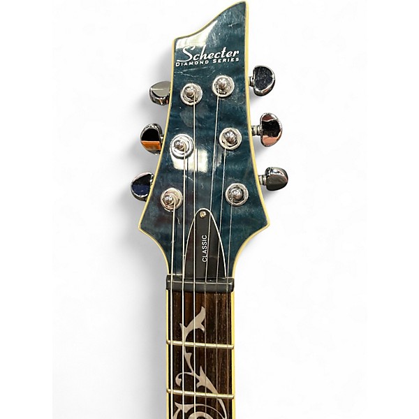 Used Schecter Guitar Research C1 Classic Baltic Blue Solid Body Electric Guitar