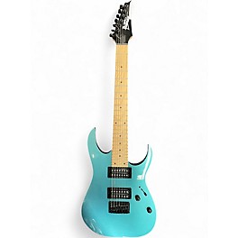 Used Ibanez GRG7221M Blue Solid Body Electric Guitar