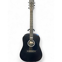 Used Martin DX JOHNNY CASH Black Acoustic Electric Guitar