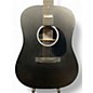 Used Martin DX JOHNNY CASH Black Acoustic Electric Guitar