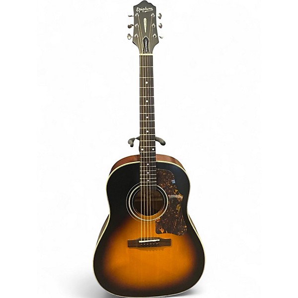 Used Epiphone AJ45ME Sunburst Acoustic Electric Guitar