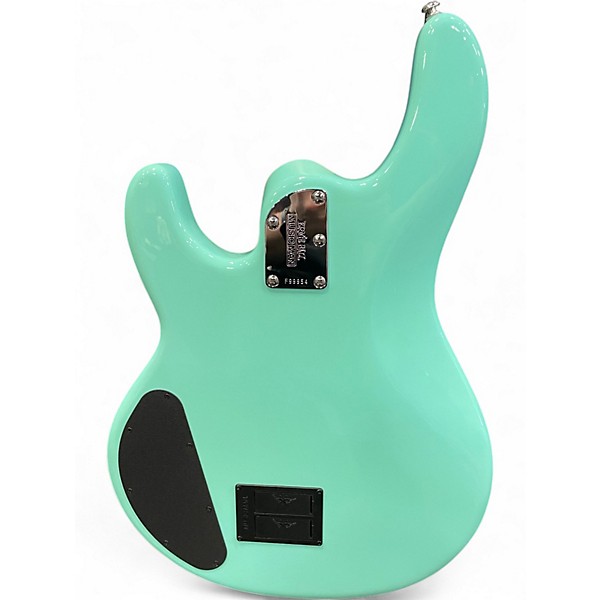 Used Ernie Ball Music Man Stingray HH 4 String Surf Green Electric Bass Guitar