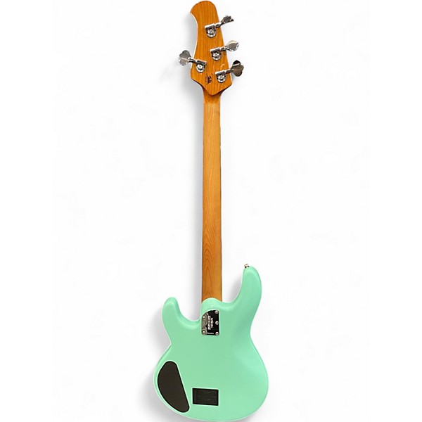 Used Ernie Ball Music Man Stingray HH 4 String Surf Green Electric Bass Guitar