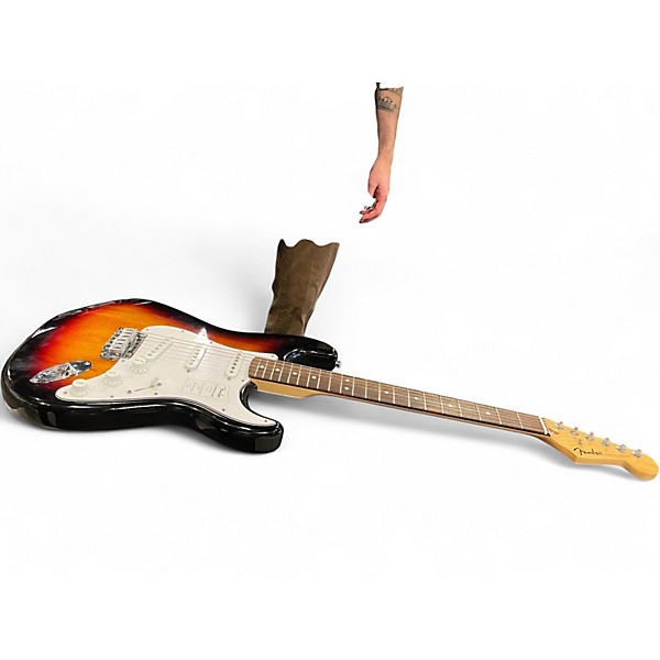 Used Fender Standard Stratocaster 2 Color Sunburst Solid Body Electric Guitar