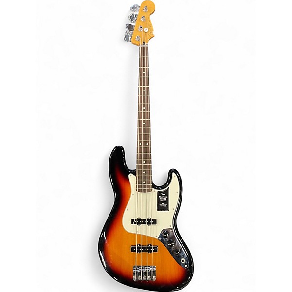 Used Fender Player II Jazz Bass 3 Color Sunburst Electric Bass Guitar