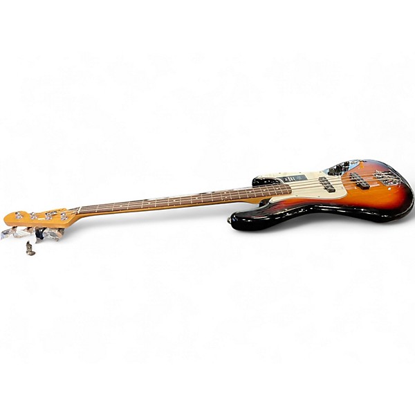 Used Fender Player II Jazz Bass 3 Color Sunburst Electric Bass Guitar